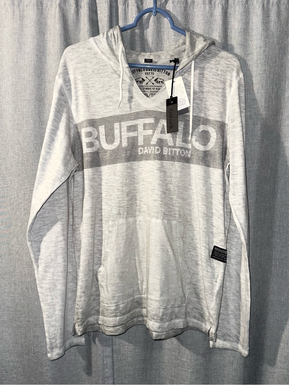 Buffalo David Bitton Neesonee Hooded Long Sleeve Shirt